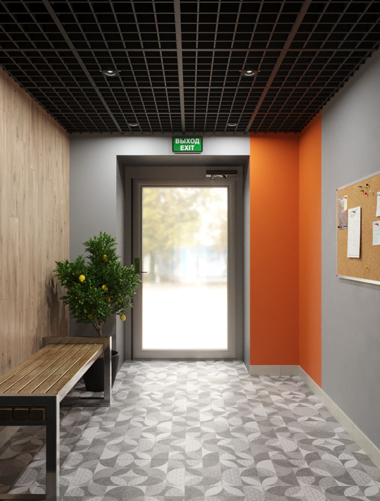 Дизайн подъезда многоквартирного дома в Уфе