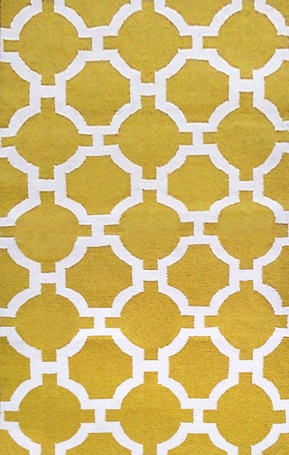 Tile Yellow Rugs 6803/09 - 42"X66"