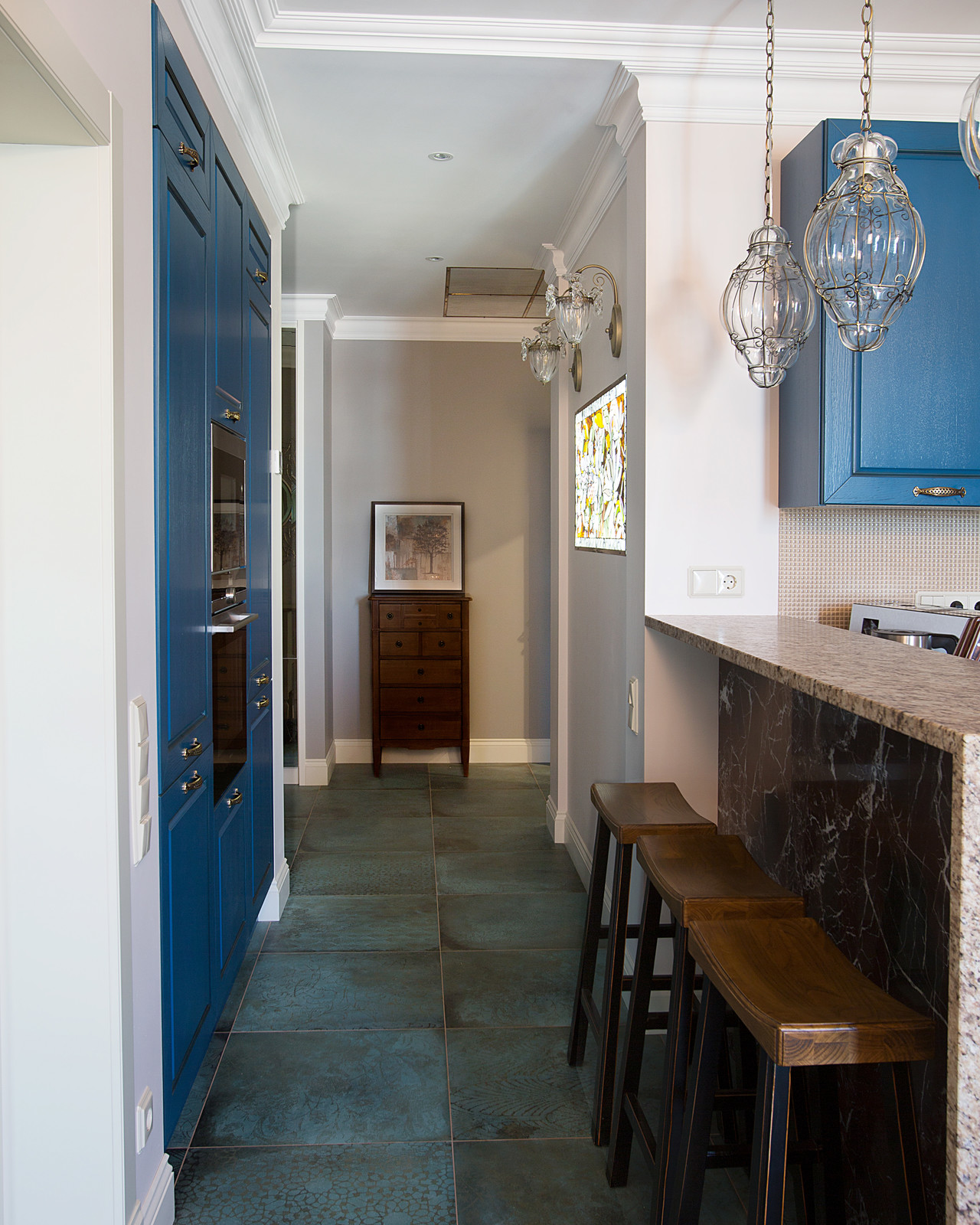 Трехкомнатная квартира с винтажными акцентами