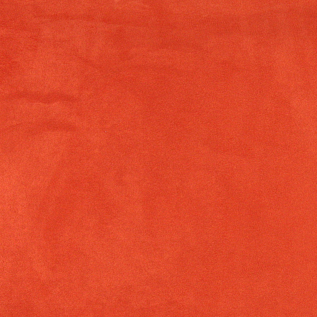 Orange Microsuede Suede Upholstery Fabric By The Yard, By The Yard