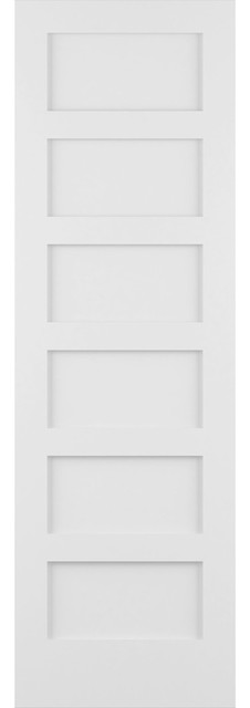 24 X 96 Interior Door
 - 6 Panel Shaker Passage Door Primed 18 X96 X1 375 Contemporary Interior Doors By International Door Company