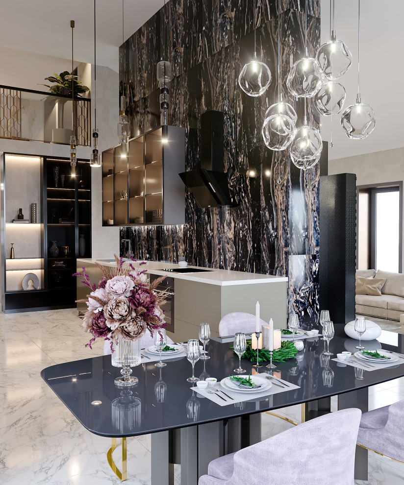 Двухэтажный дом со вторым светом "Искристая прохлада грез"