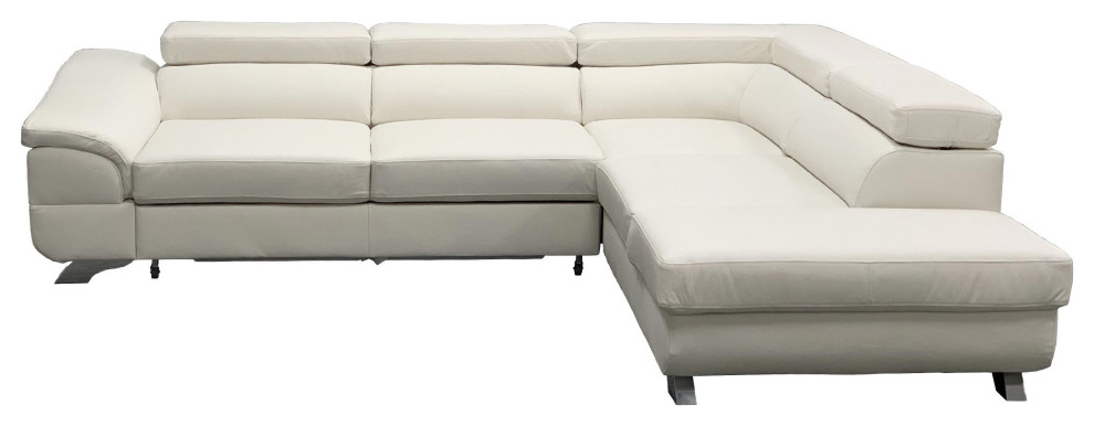 LAGOS Leather Sectional Sleeper Sofa - Contemporary - Sleeper Sofas - by  MAXIMAHOUSE | Houzz