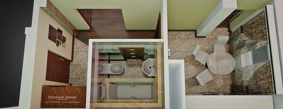 дизайн интерьера квартиры  (для гостей)