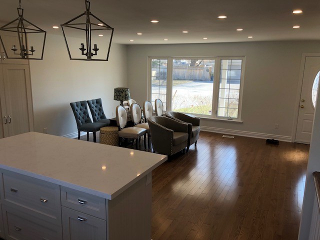 Complete Main Floor Renovation - Remove 22 ft long load bearing wall - kitchen