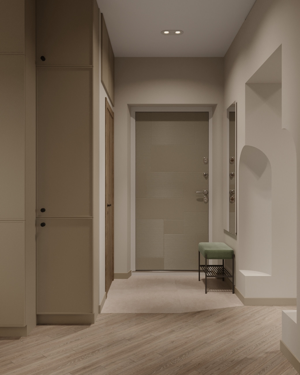 Современный дизайн-проект в пастельных тонах