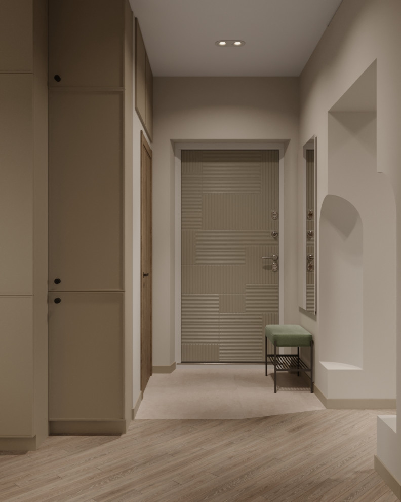 Современный дизайн-проект в пастельных тонах