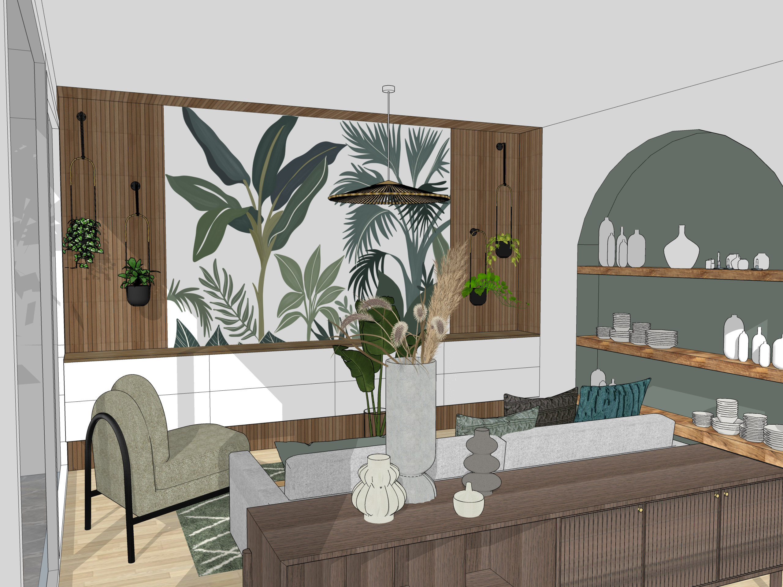 salon néo-mediterranean