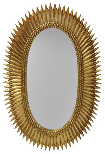 Worlds Away Rita Starburst Mirror Contemporary Wall Mirrors By Matthew Izzo Houzz