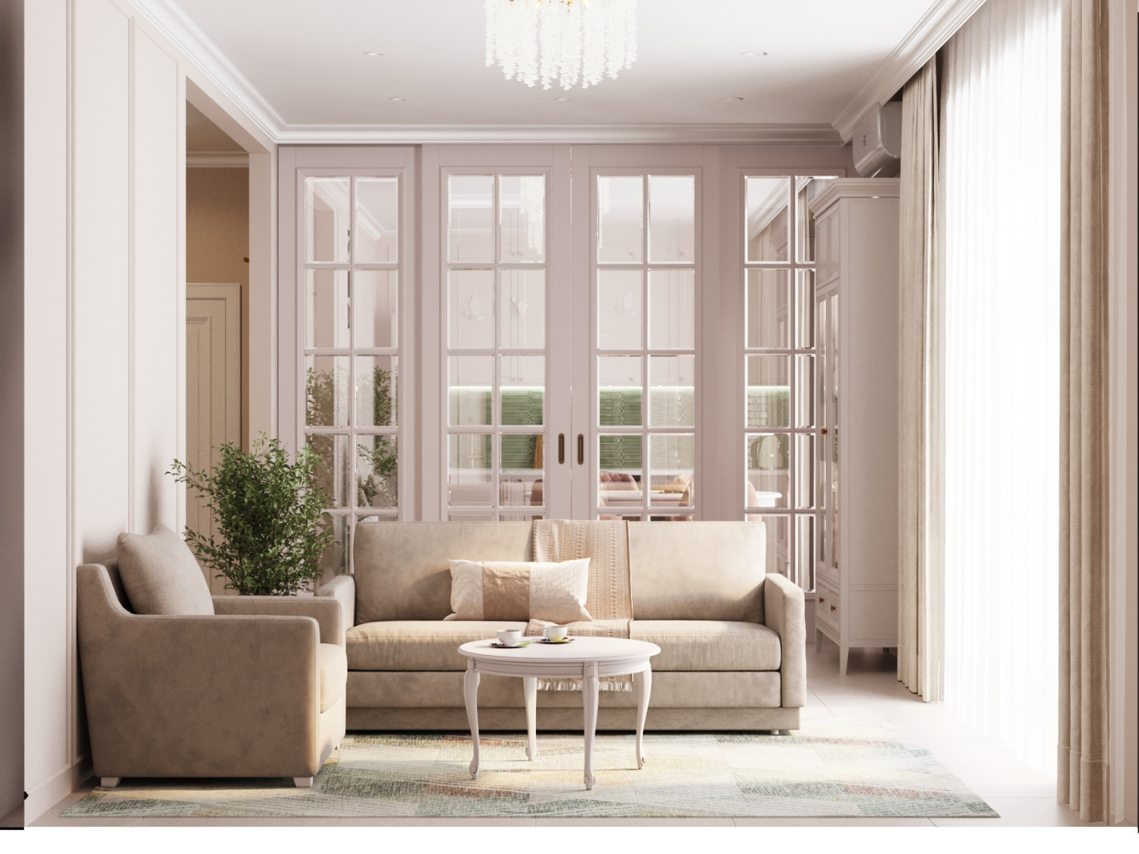 Гостиная в современной классике