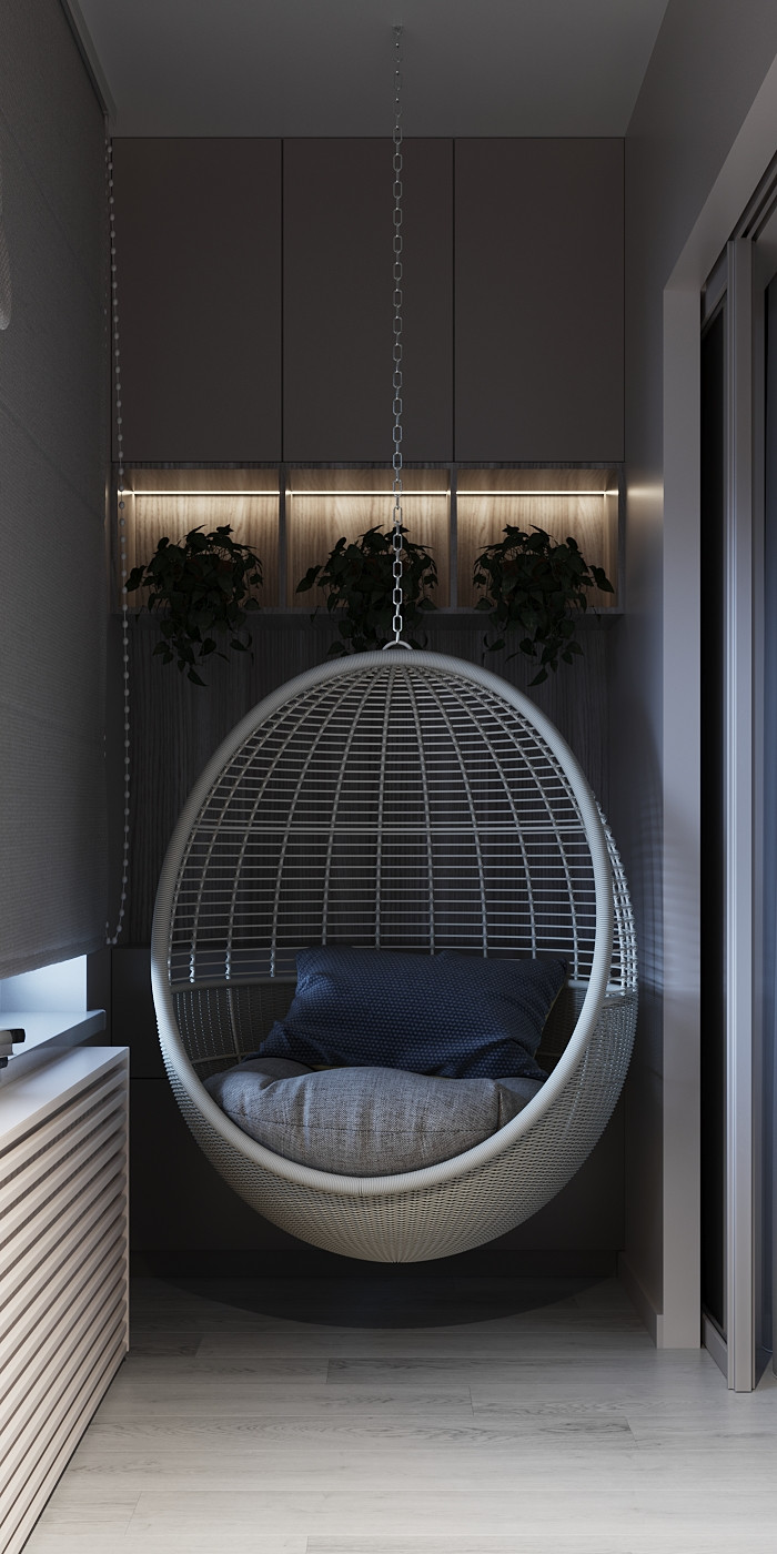 Дизайн лоджии в Ньютоне