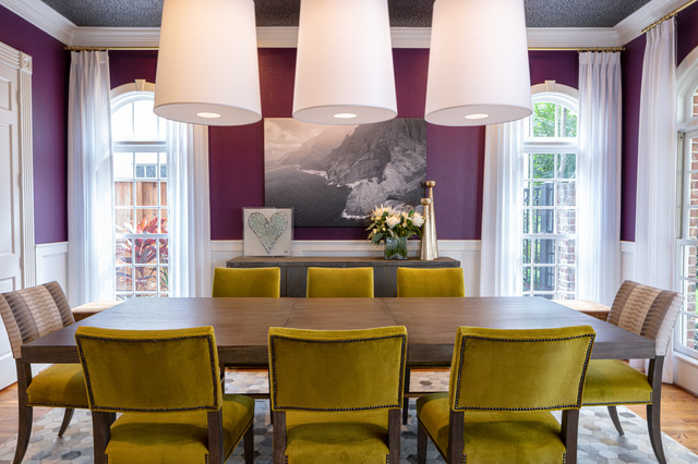 Distinctive Hues transitional-dining-room