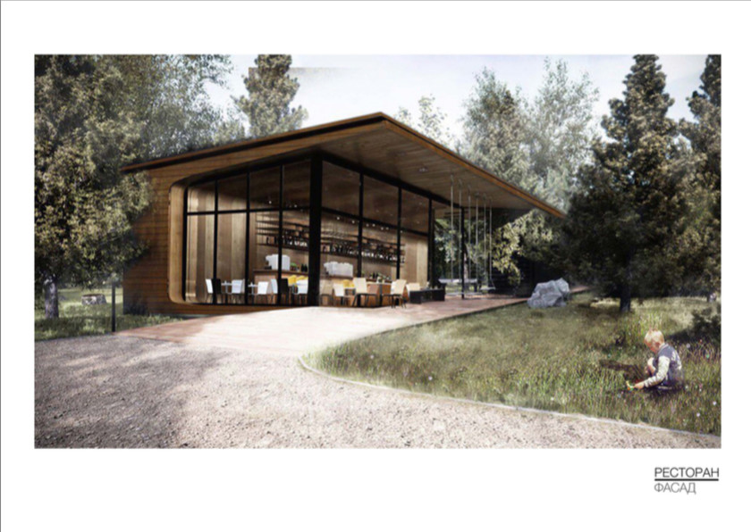 Проект загородного ресторана от нашего архитектора Трусовой Томары