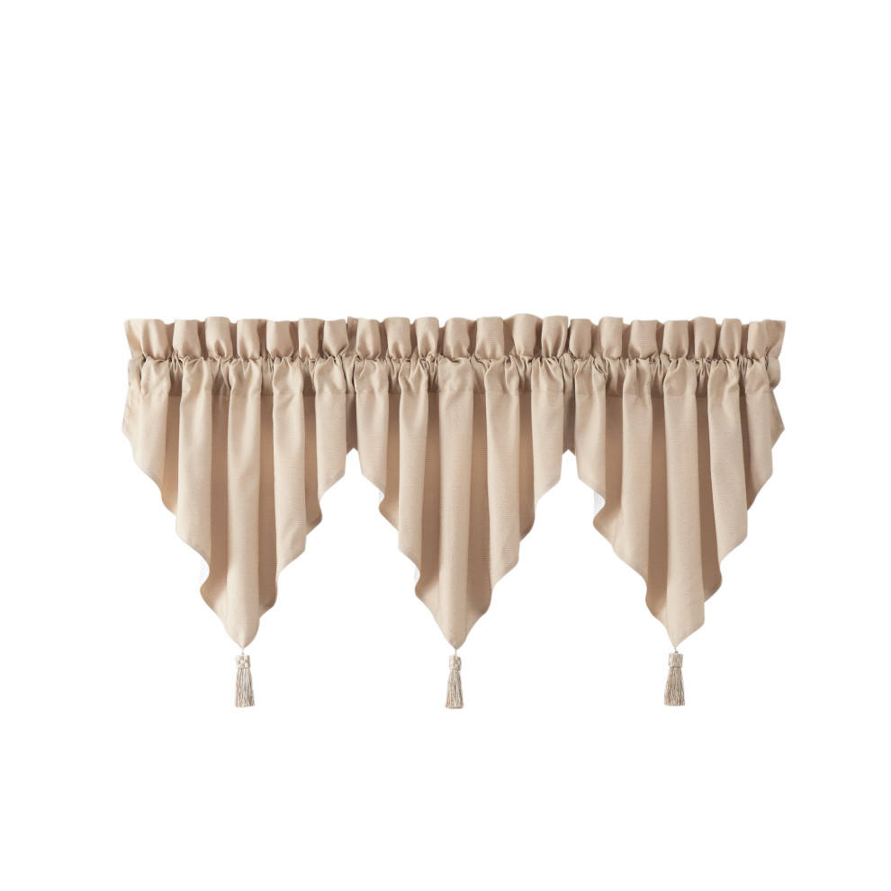 Olann Ascot Valance Set of 3 - Traditional - Valances - by BCP Home | Houzz