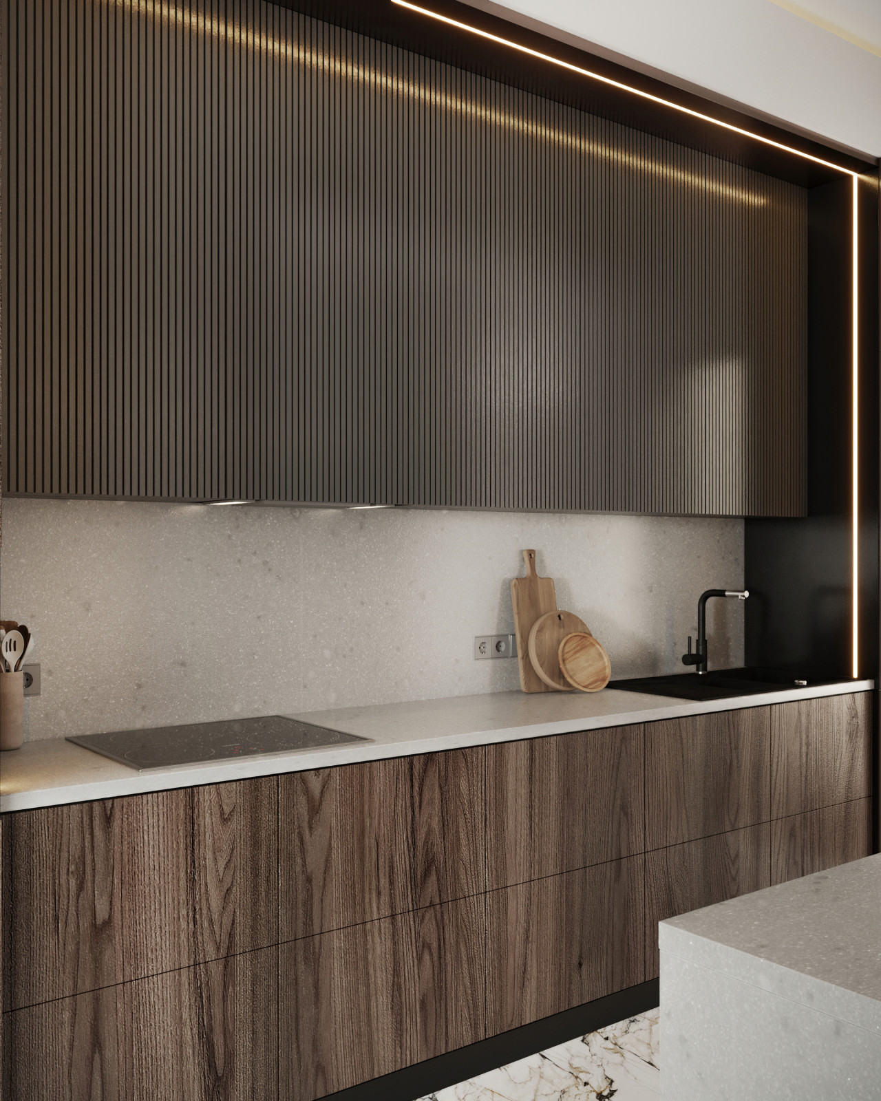 Загородный дом, минималистичный и строгий