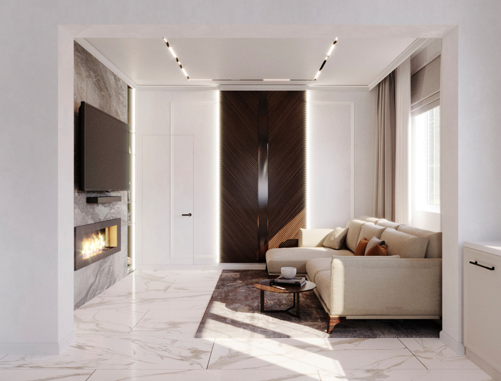 Гостиная в частном доме