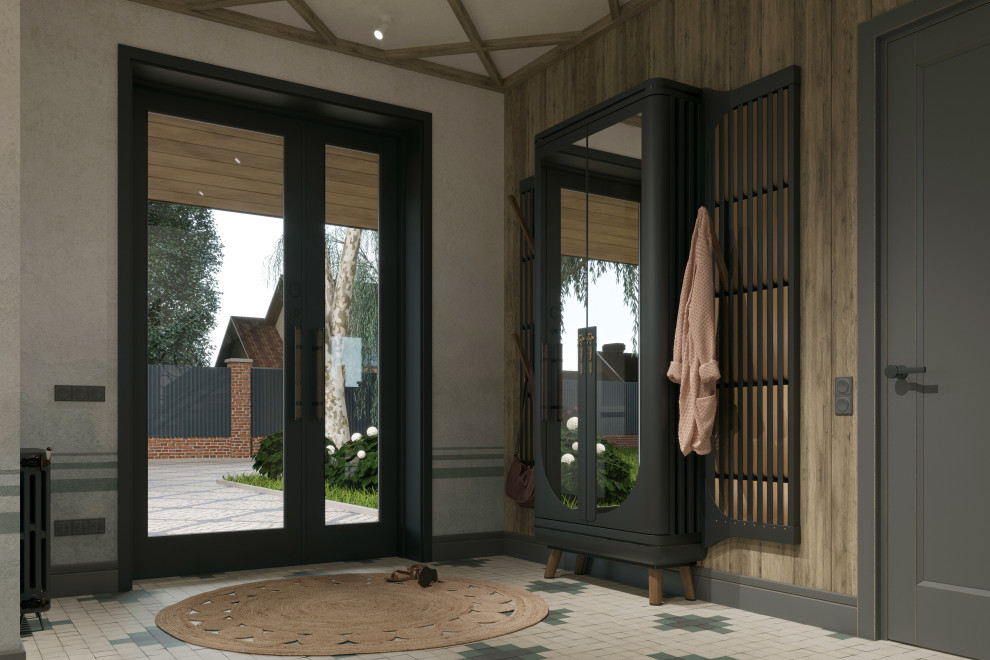 Загородный дом в Царевщине, интерьер в стиле лофт