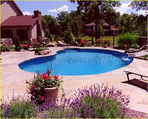 Transitional pool photo in Chicago
