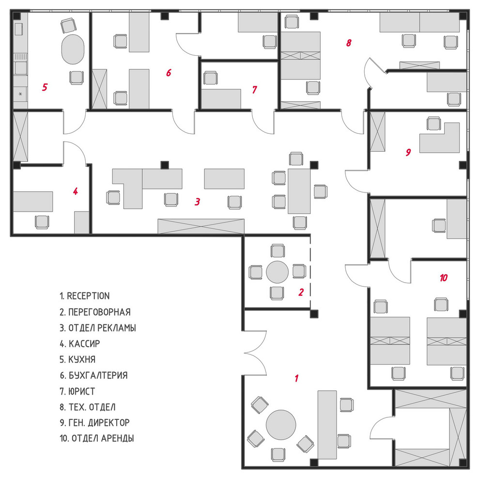 Планировочные решения.