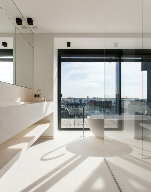 Projet Triplex contemporary-badrum