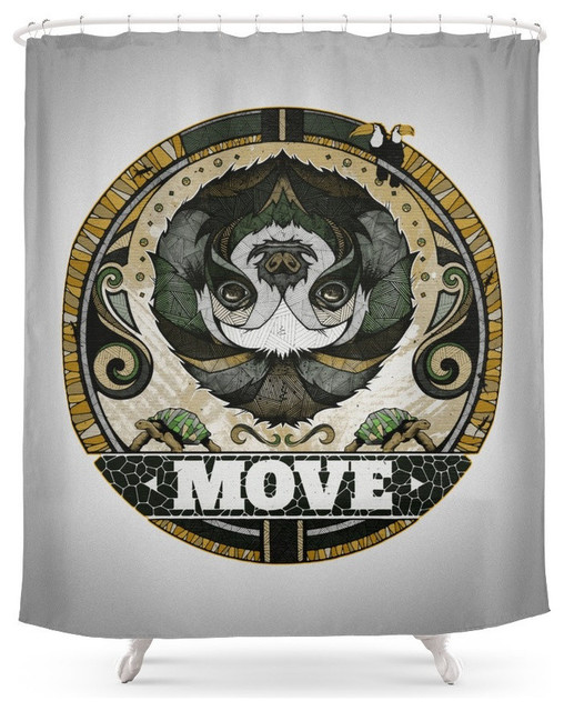 Move Shower Curtain Contemporary Curtains By Society6 Move Shower Curtain Contemporary