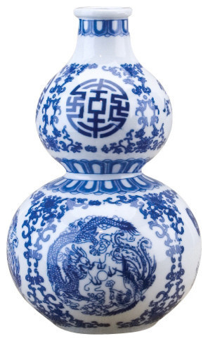 Gourd Vase Blue And White Gourd Vase Blue And White