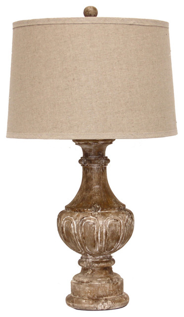 Distressed Finial Lamp - Farmhouse - Table Lamps - by Bliss Home & Design