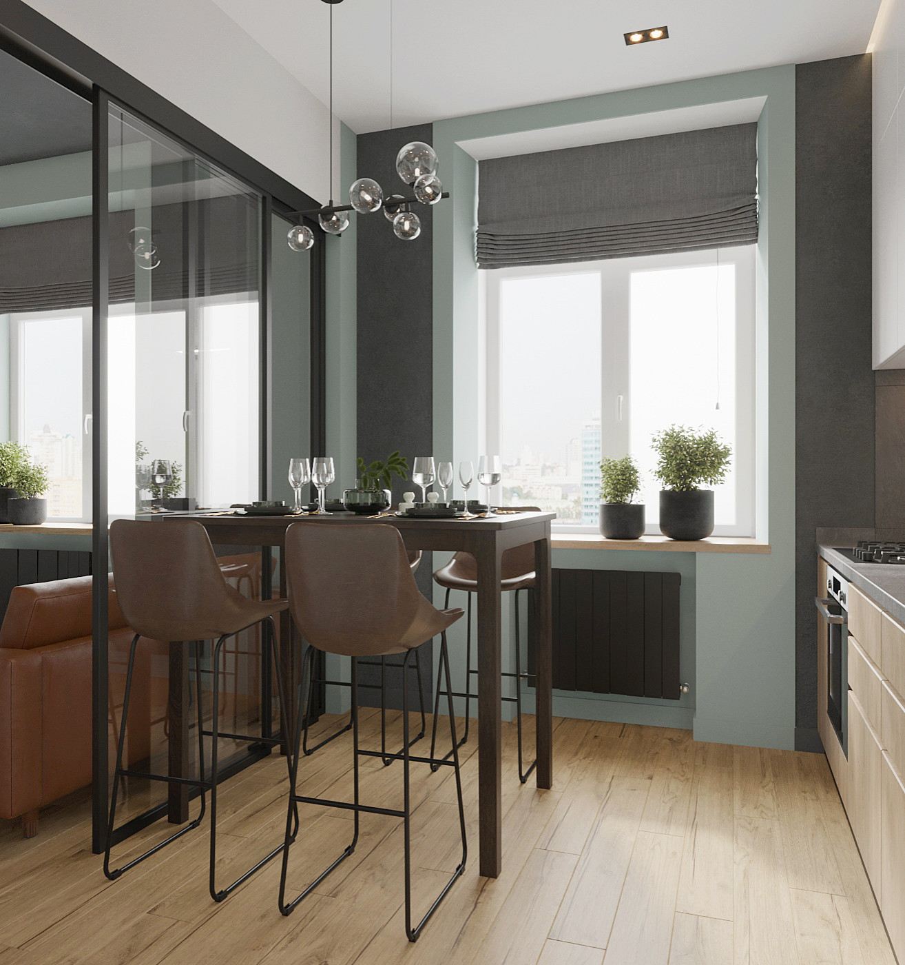 Барабаны и брутальный уют в сталинке