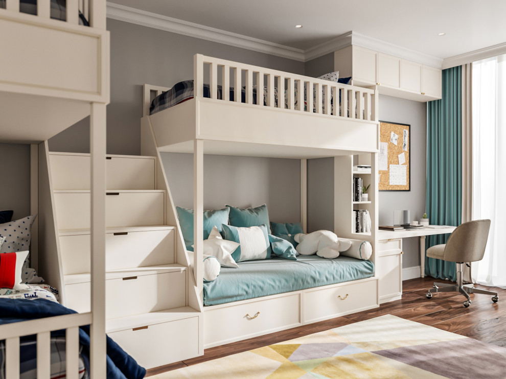 Интерьер двухуровневой квартиры