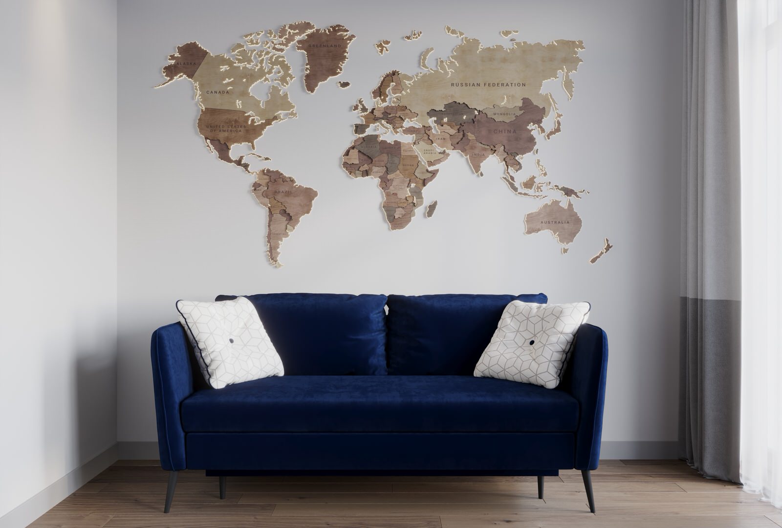 Трехкомнатная квартира 100 кв.м