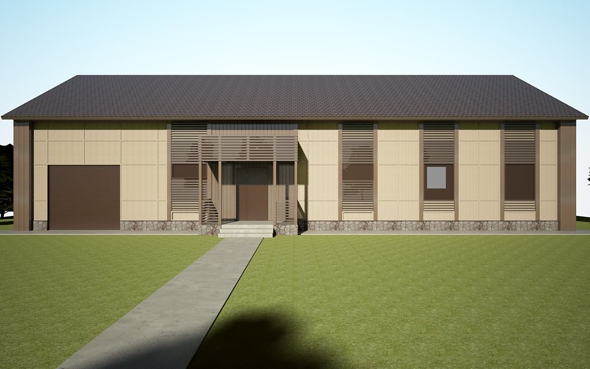 Разработка фасадов для жилого дома