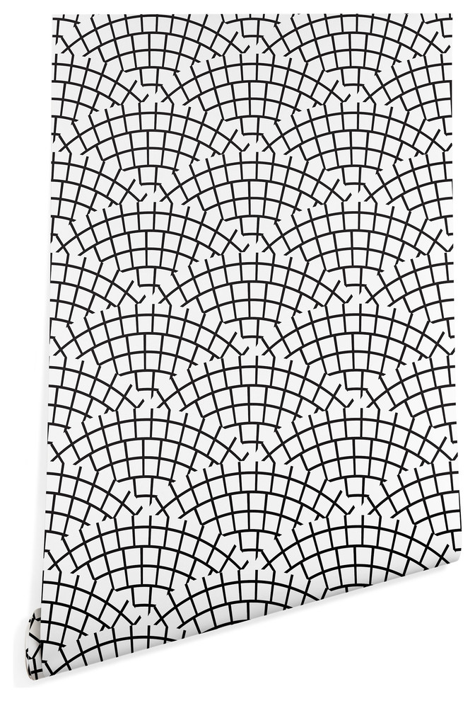 Deny Designs Holli Zollinger Mosaic Scallop Ligth Wallpaper, 2&rsquo;x10