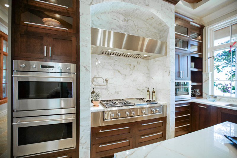 Inspiration for a transitional kitchen remodel in Denver