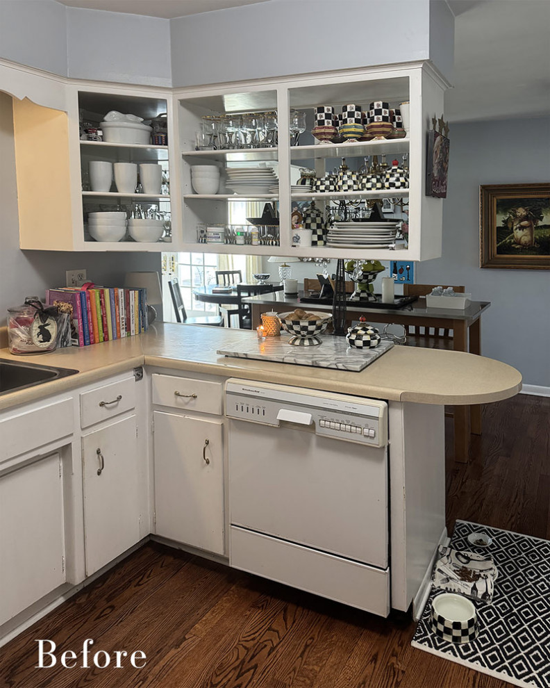 Example of a transitional home design design in Chicago