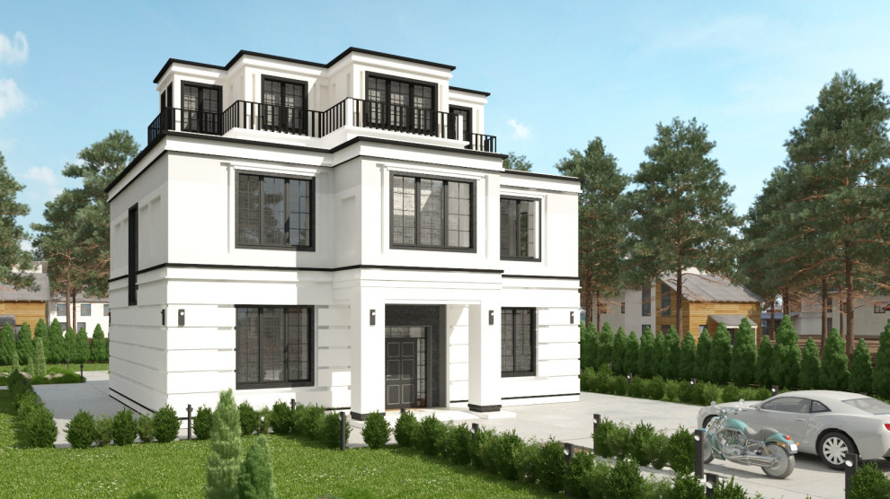 Дом в стиле АРТ-ДЭКО