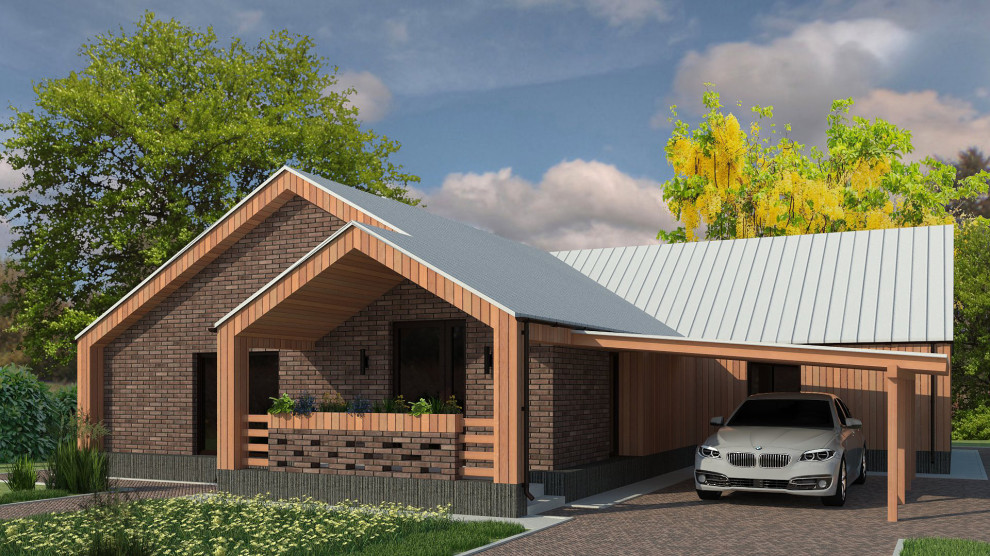 Проект типового дома для коттеджного поселка