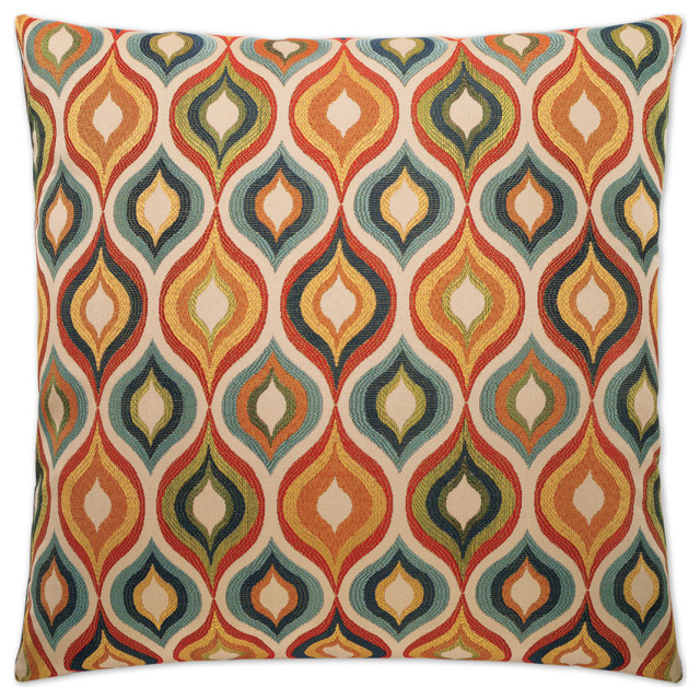 Pillow Perfect Flicker Jewel Throw Pillow, Multicolore, Rectangular Throw Pillow