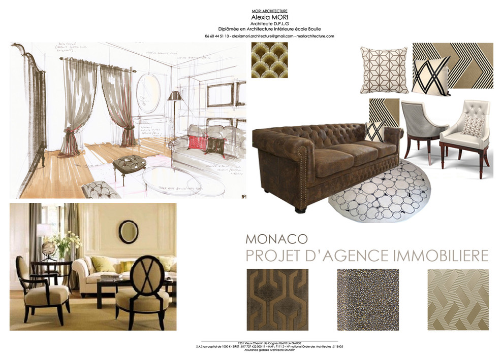 ESQUISSES D'ARCHITECTURE INTERIEURE