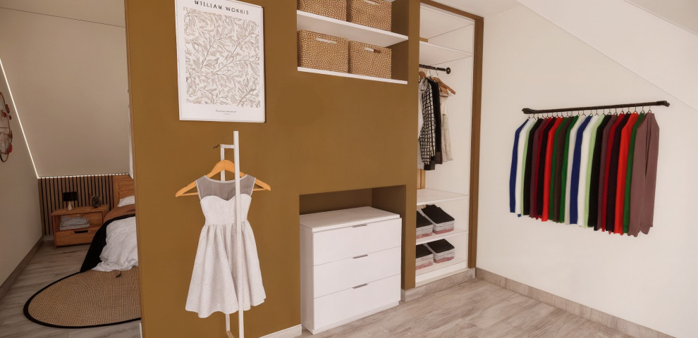 Chambre parentale avec dressing 3D - Neufchâtel en Bray