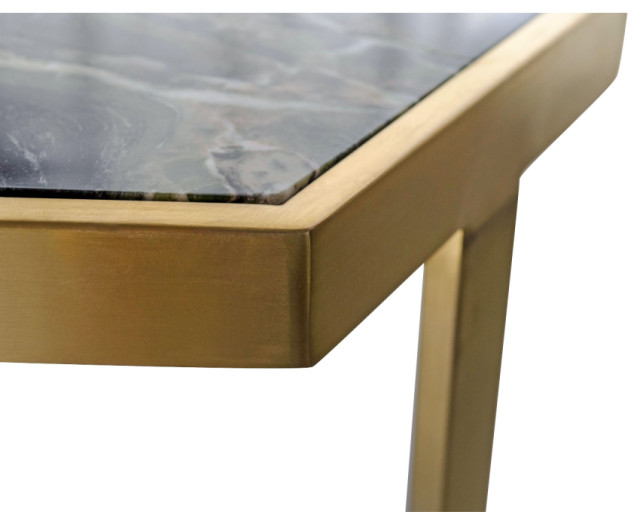 Geometrical Marble Occasional Table, Versmissen Jones - Contemporary ...