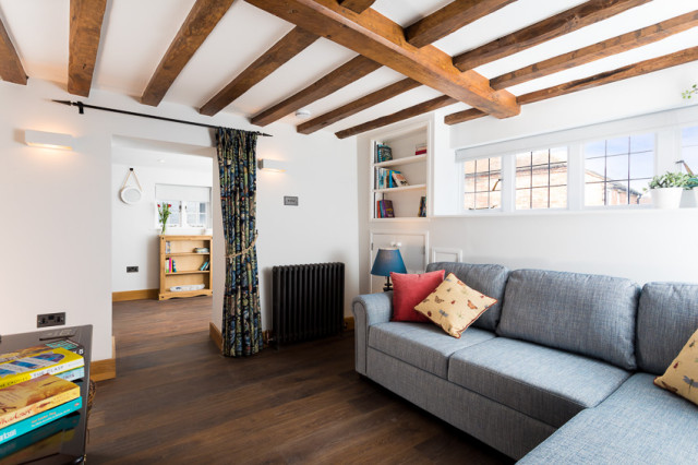 SandiCottage rustic-living-room
