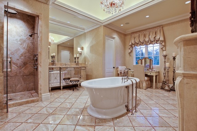 MICHAEL MOLTHAN LUXURY HOMES mediterraneo-cuarto-de-bano