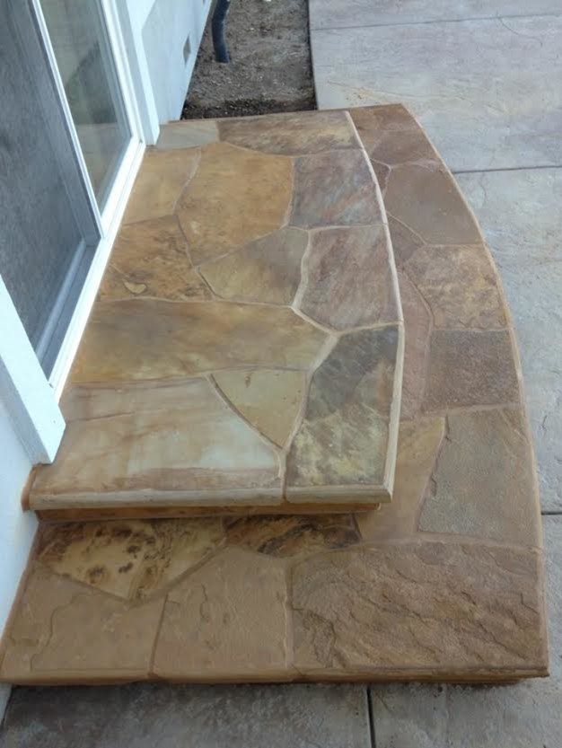 Stamped Concrete Steps