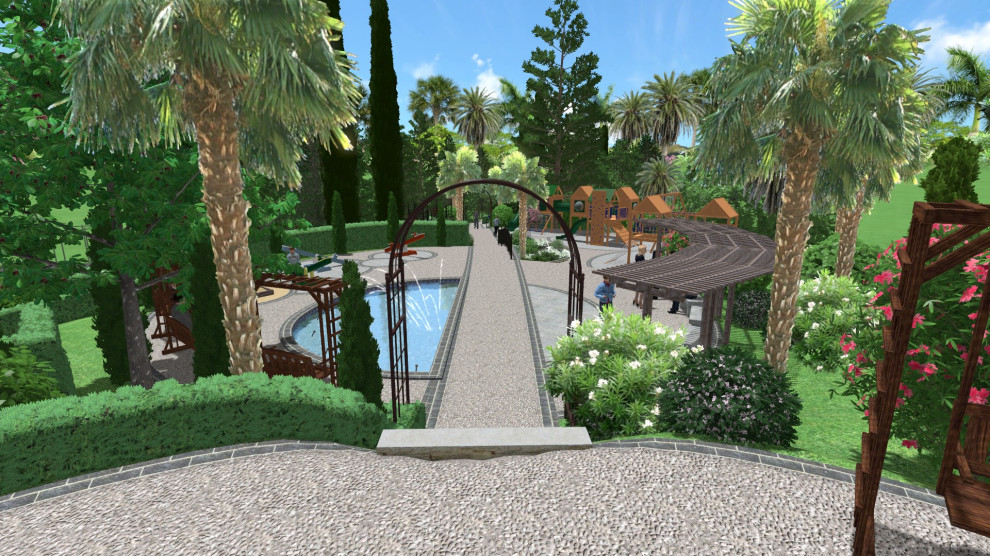 Детская площадка для санатория.