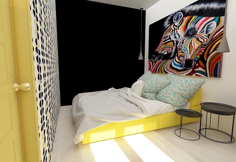 Спальня в стиле Поп-арт