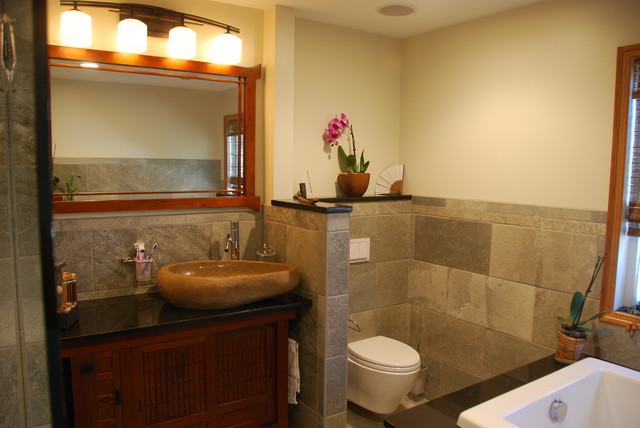 Convert two bathrooms into Zen bathrooms  Asian  Bathroom  Providence