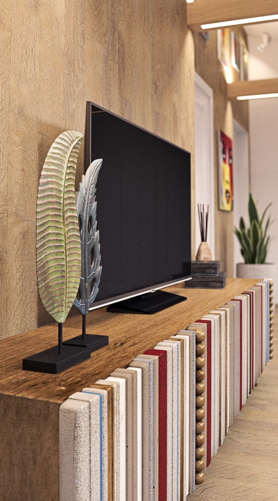 Двухэтажная квартира в стиле Яркая классика 340 м2