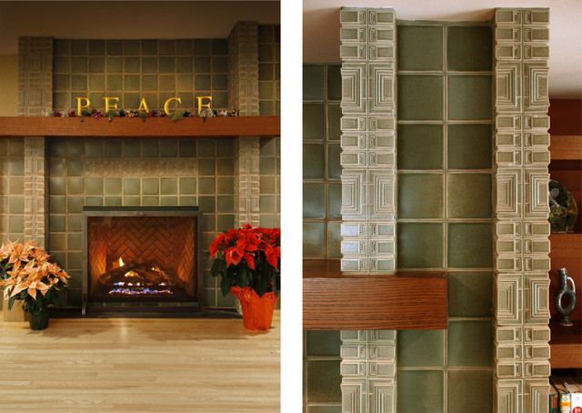 Fireplace traditional-living-room