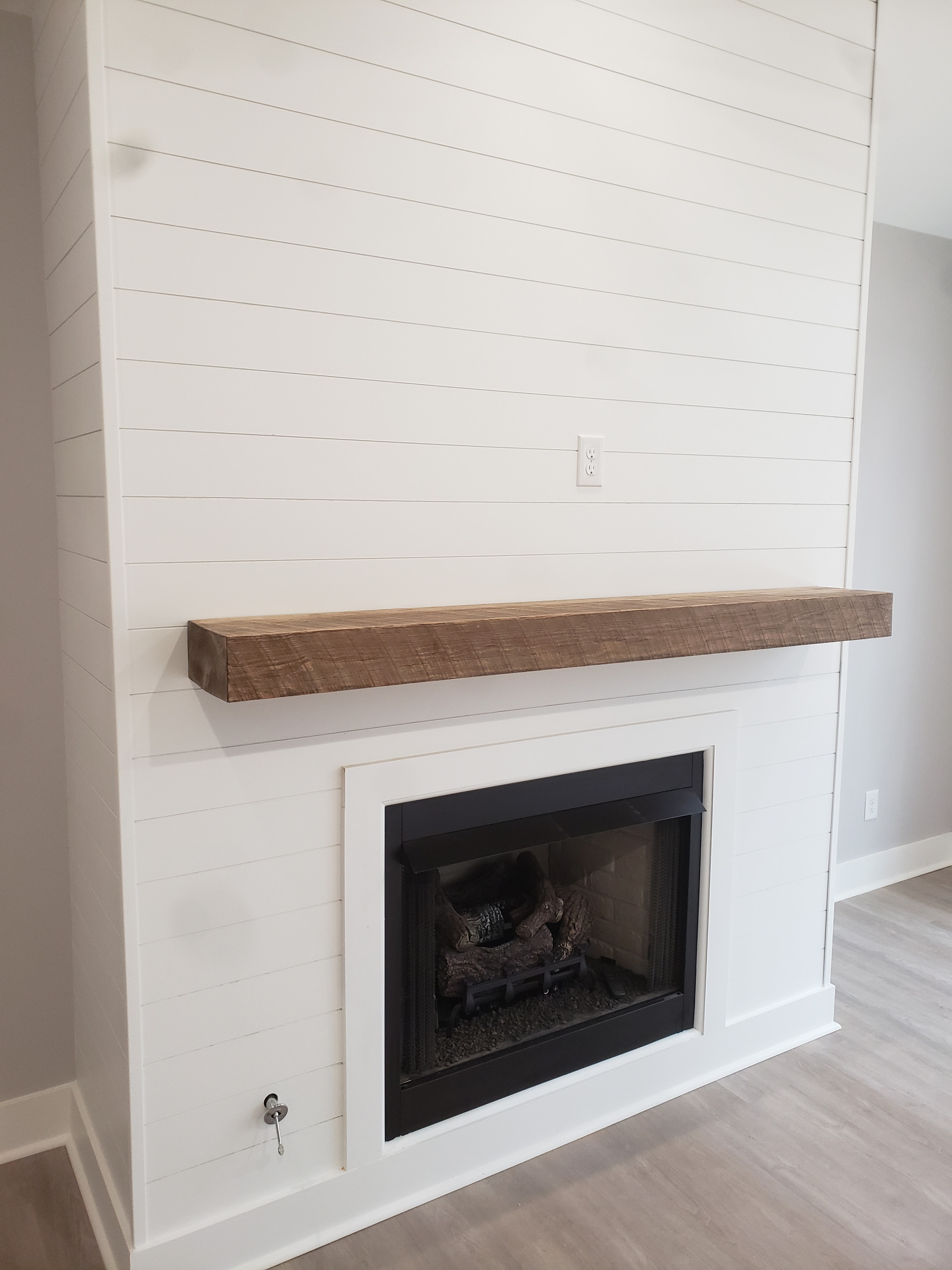 Custom Solid Beam Mantels
