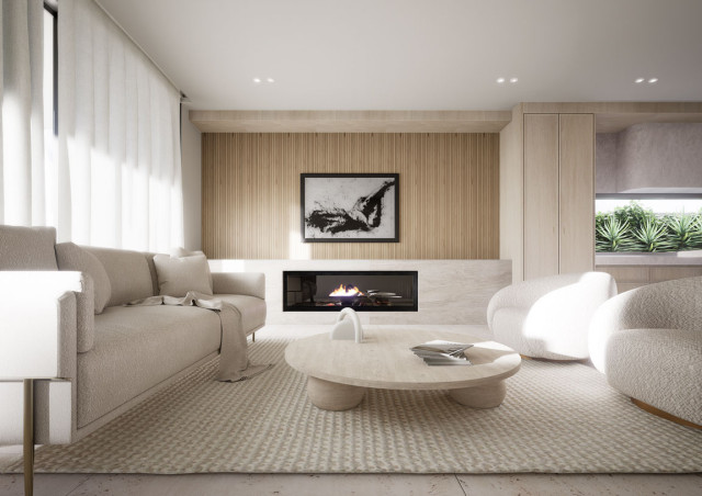 Lilyfield Residence contemporary-vardagsrum